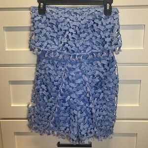 Cutout Overlay Romper